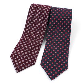 [MAESIO] KSK2550 Wool Silk Paisley Necktie 8cm 2Color _ Men's Ties Formal Business, Ties for Men, Prom Wedding Party, All Made in Korea